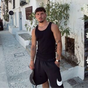 Nike• Club Men's Swoosh Graphic Shorts•S